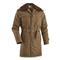 Romanian Military Surplus Trench Parka with Liner and Fur Collar, Like New, Olive Drab