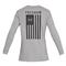 Back view, Steel Light Heather/black