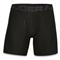 Under Armour Men's Tech 6" Boxerjock Underwear, 2 Pack, Black/Black