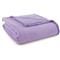 Shavel Home Products Micro Flannel Sherpa Blanket, Amethyst