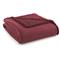 Shavel Home Products Micro Flannel Sherpa Blanket, Wine