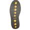 Slip-resistant rubber lug outsole is also resistant to abrasion, chemicals, oil and heat, Conker