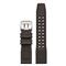 NBR rubber strap with stainless steel buckle, Black/Blue