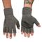 Simms Wool Blend Half Finger Mitt Gloves, Steel