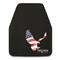 Premier Stratis Level III Curved Body Armor Plate, 10x12" Shooter's Cut, Black/flag