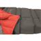 16-oz. hydrophobic down insulation, Charcoal/red