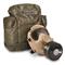 French Military Surplus ARF-A Gas Mask with OD Bag and Filter, New, Sand & Od