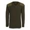 U.S. Municipal Surplus Wool Commando Sweater, New, Olive Drab