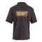 U.S. Municipal Surplus Security Polo Shirt with Gold Lettering, New, Navy
