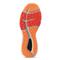 Rubber outsole for durability and traction, Black/vivid Coral