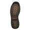 Oil/slip-resistant rubber outsole with 1.5"h. heel, Dark Brown