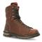 Rocky Men's Rams Horn 8" Lace-to-toe Waterproof Work Boots, Dark Brown