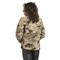 LIV Outdoor Women's Sherpa Pullover Sweater, Sage Green Camo