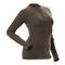 DSG Outerwear Women's Merino Wool Blend Base Layer Shirt, Gray