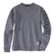 Carhartt Women's Midweight Crewneck Sweatshirt, Folkstone Grey Space Dye