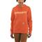 Carhartt Women's Logo Graphic Hoodie, Jasper Heather
