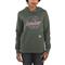 Carhartt Women's C Logo Graphic Hoodie, Elm Heather