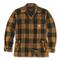 Carhartt Men's Relaxed Fit Heavyweight Flannel Sherpa-lined Shirt Jacket, Carhartt® Brown