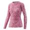 Huk Women's VC Turtlegrass Pursuit Shirt, Salmon Pink