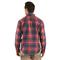 Huk Men's Maverick Fishing Flannel Shirt, Blood Red