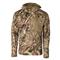 Banded Mid-Layer Fleece Quarter-Zip Pullover Hoodie, Realtree MAX-5®