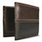 Stylish two-tone leather construction with contrasting stitching, Black/brown