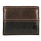 Carhartt Two-Tone Leather Passcase Wallet, Black/brown