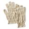 U.S. Military Surplus Wool Blend Glove Liners, New, White