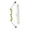 Bear Archery Valiant Youth Compound Bow Set, 16.5-lb. Draw Weight, Right Hand, Flo Green