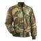 Brooklyn Armed Forces Woodland Ripstop MA-1 Bomber Jacket, Woodland