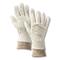 German Military Surplus Cotton Work Gloves, 15 Pack, Like New, White