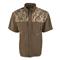 Drake Waterfowl Men's Vented Wingshooter's Shirt, Short Sleeve, Two-tone Camo, Mossy Oak® Shadow Grass® Habitat™