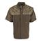 Drake Waterfowl Men's Vented Wingshooter's Shirt, Short Sleeve, Two-tone Camo, Mossy Oak Bottomland®