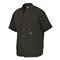 Drake Waterfowl Men's Vented Wingshooter's Shirt, Short Sleeve, Solid Color, Black