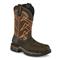 Irish Setter Men's Two Harbors Waterproof Work Boots, Full Grain, Brown
