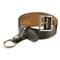 U.S. Police Surplus Full Grain Leather Holster Belt with Key Clip, New