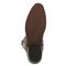 Durable rubber outsole has the look of leather, Brown