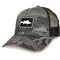 Simms Men's Walleye Icon Trucker Hat, Hex Flo Camo Carbon