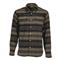 Simms Men's Gallatin Fishing Flannel Shirt, Carbon Stripe