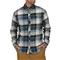 Simms Men's Dockwear Cotton Flannel Shirt, Atlantis Celadon Plaid