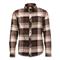 Simms Men's Dockwear Cotton Flannel Shirt, Mahogany Red Plaid