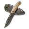Schrade I-Beam AUS-8 Steel Fixed Knife