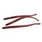 Roboworm 4.5" Straight Tail Worm, 10 Pack, Oxblood Lt W/ Red Flake