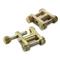 French Military Surplus Heavy Duty Brass H-Shackle Clevis, 2 Pack, New
