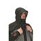 Adjustable hood snaps to oversized fleece-lined collar, Black/carbon