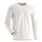 U.S. Military Surplus Bates Long Sleeve Base Layer Shirt, New, White