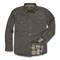 DKOTA GRIZZLY Men's Blaize Flannel-lined Shirt Jacket, Tarmac