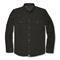DKOTA GRIZZLY Men's Major Cotton Chamois Shirt, Coal