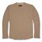 DKOTA GRIZZLY Men's Lewis Waffle Crew Shirt, Sand