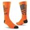 Ariat Graphic Crew Socks, 2 Pairs, Gray/Orange